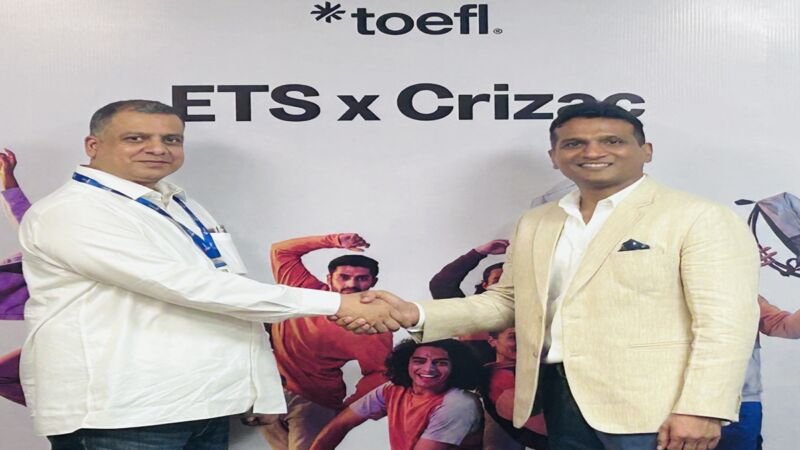 ETS and Crizac partner to expand TOEFL and GRE preparation access in India.